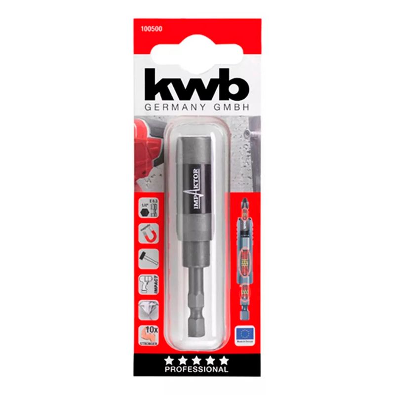 KWB - Portapunta De Impacto 1/4 Pulgadas Kwb 100500