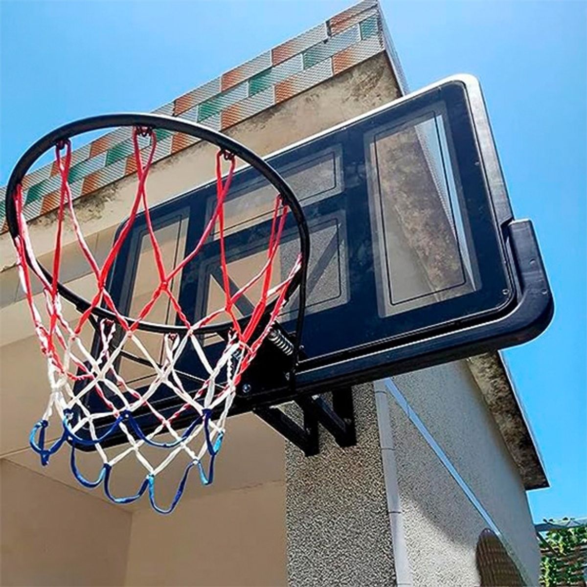 GENERICO - Tablero basketball rim resorte 45cm x110x75xcm 12kg MKBB-01