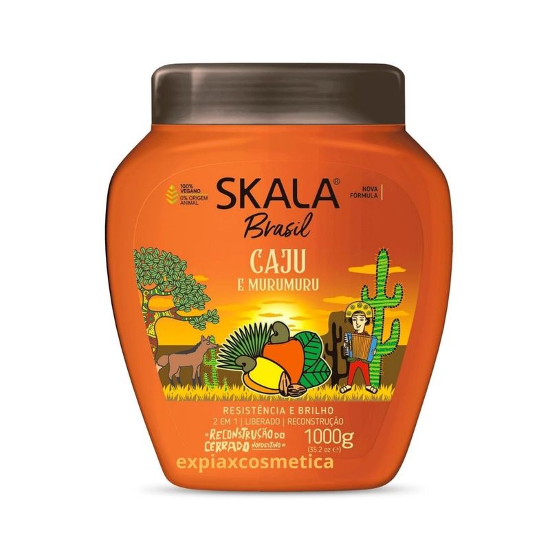 SKALA - Mascara Capilar Caju y Murumuru 1000ml SkalaReconstrucción