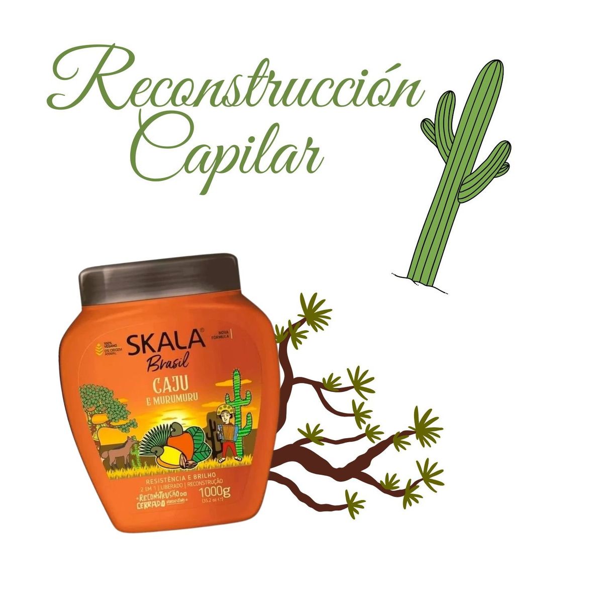 SKALA - Mascara Skala Caju y Murumuru 1000ml Reconstrucción