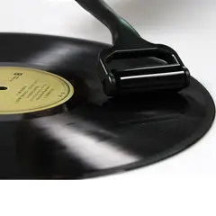 GENERICO - Limpiador de discos de vinilo reutilizable rodillo silicona antiestática