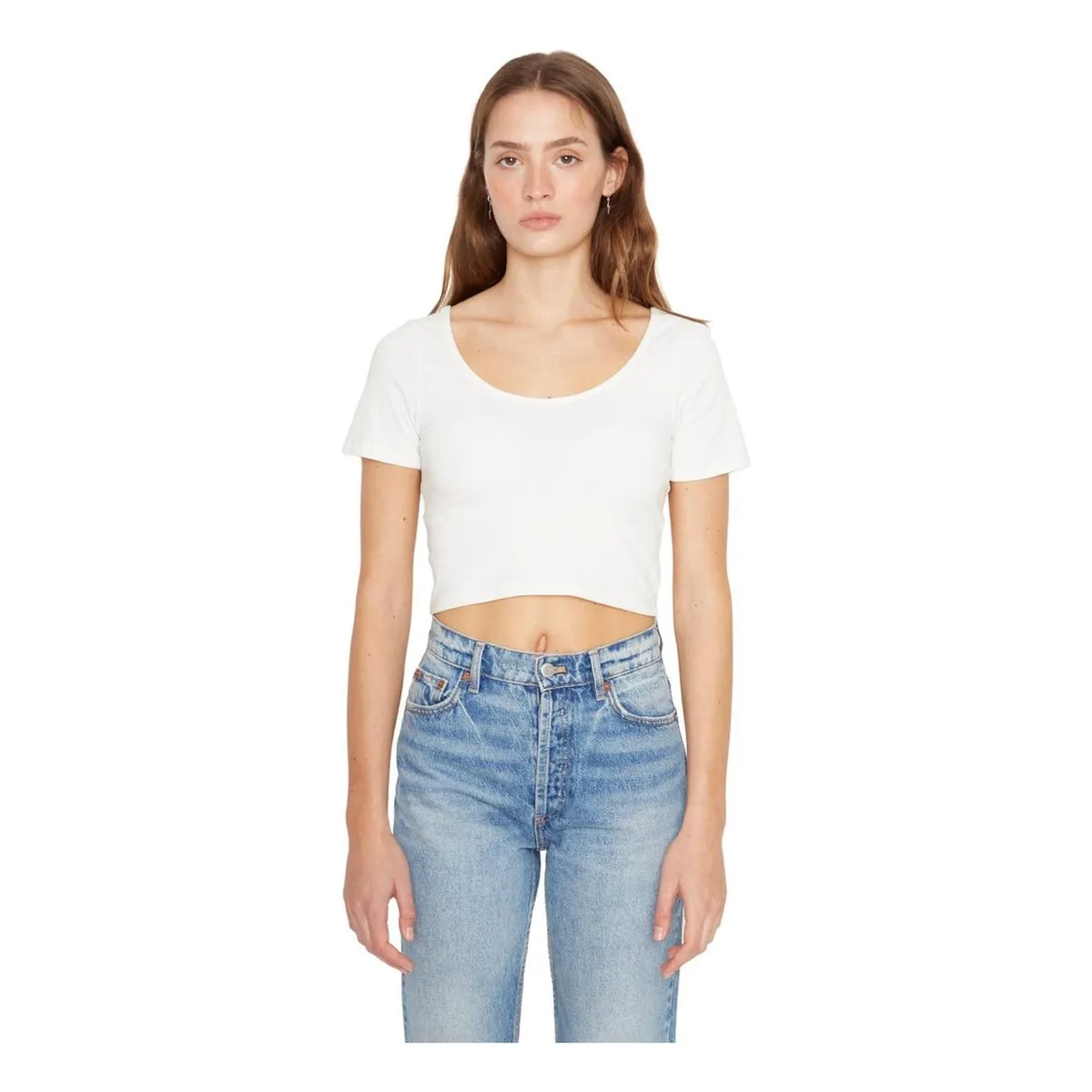 JACINTA TIENDA - Polera Chloe II blanca Jacinta Tienda