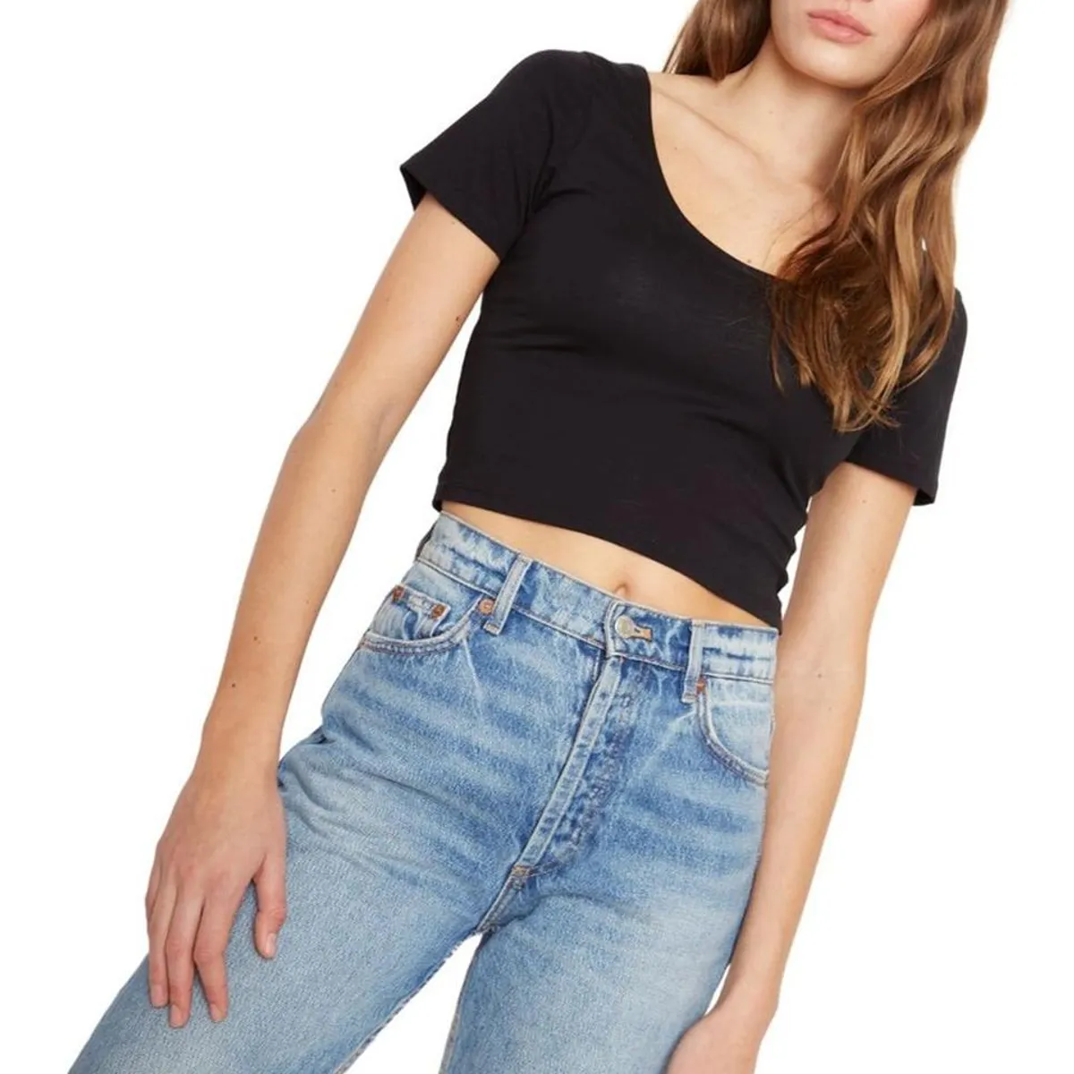 JACINTA TIENDA - Polera Chloe II negra Jacinta Tienda