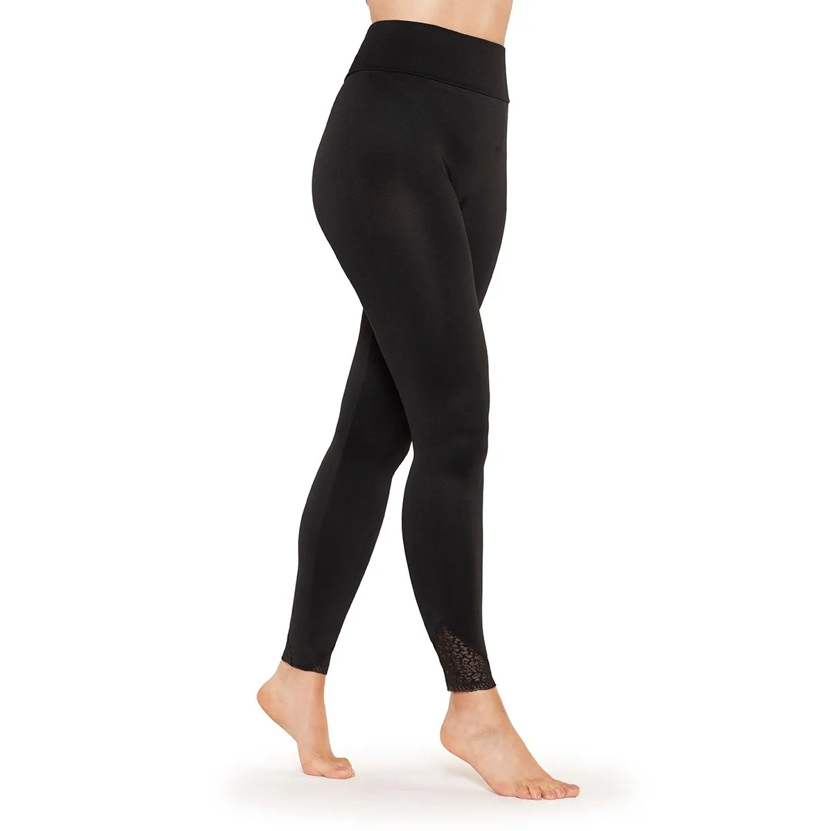 MONARCH - Calza Lace Negro Monarch