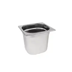 GENERICO - Depósito GN 1/6 INOX Espesor 0.9 MM Altura 10 CM
