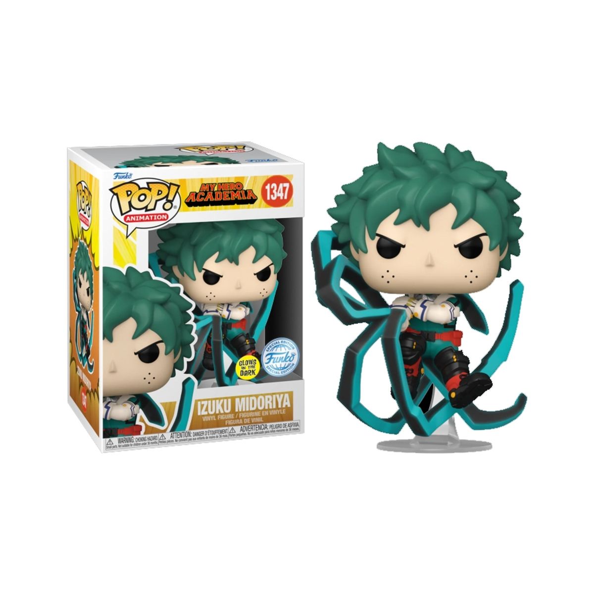 FUNKO - Funko Pop My Hero Academia Izuku Miroiya Glow Especial 1347