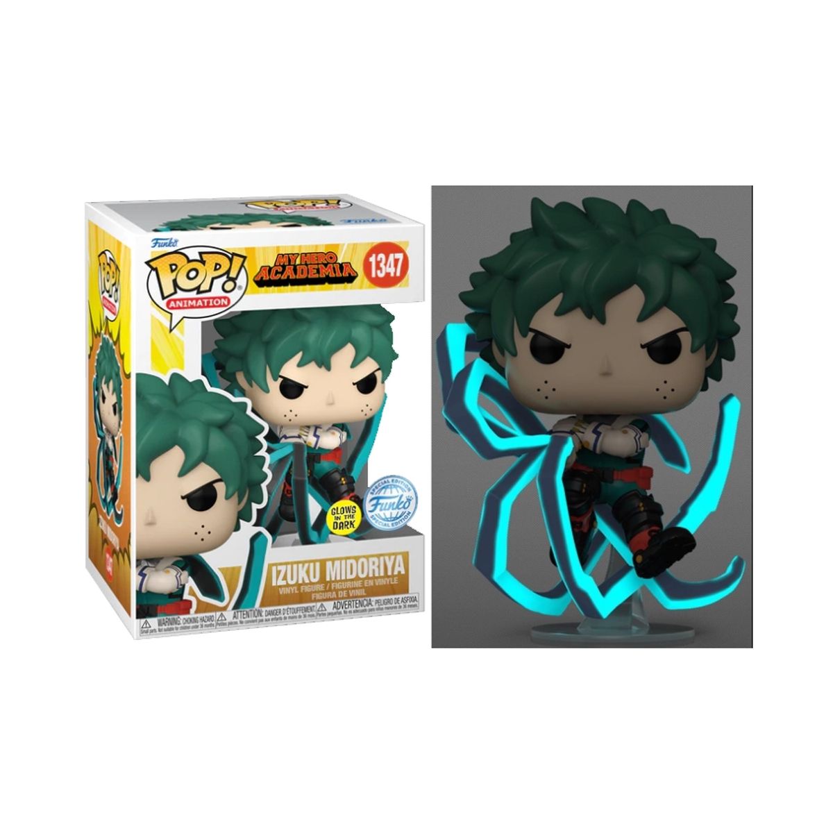 FUNKO - Funko Pop My Hero Academia Izuku Miroiya Glow Especial 1347