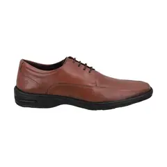 PERLATTO - Zapato Cuero Hombre Marrón