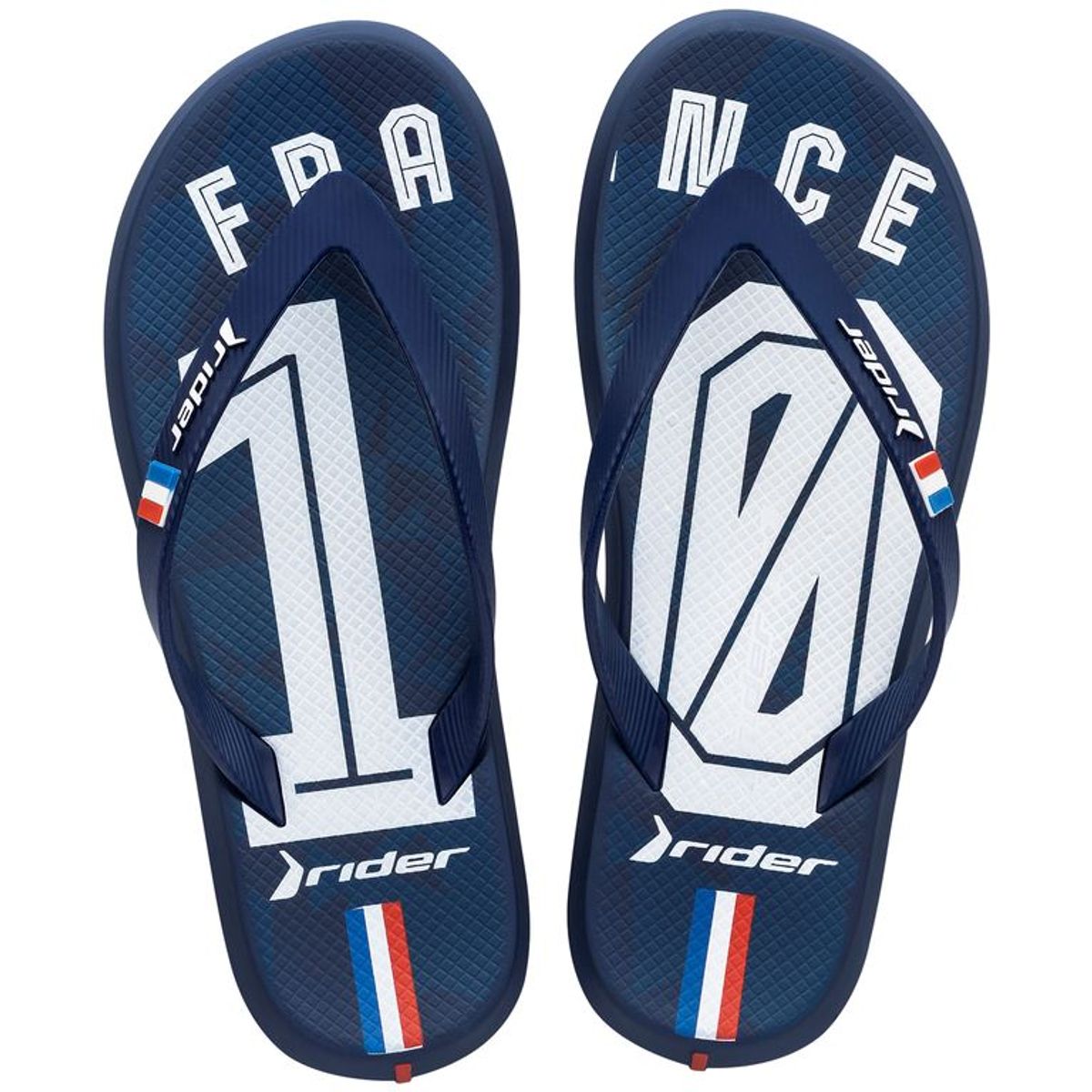RIDER - Sandalia Hombre Azul/Rojo Francia Rider