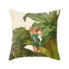 LOVE HOME DECO & LIVING - Funda Velvet Tropical Woman