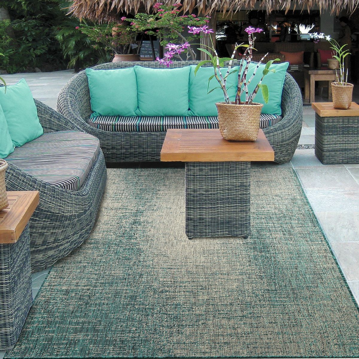 MODA ALFOMBRAS - Alfombra Terraza Verde 240 X 305 Cm