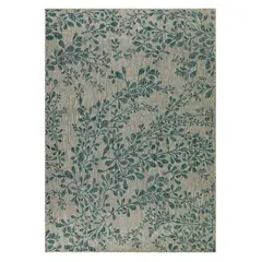 MODA ALFOMBRAS - Alfombra Terraza Gris con Verde 240 X 305 Cm