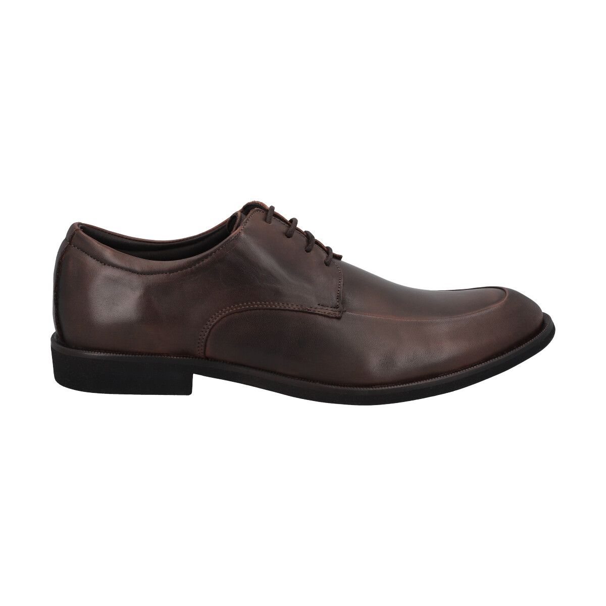 PERLATTO - Zapato Formal Hombre Cuero Café 514  Perlatto