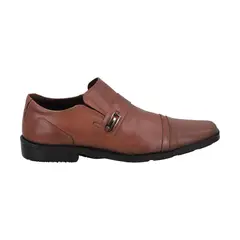 PERLATTO - Zapato Formal Hombre Cuero Marron