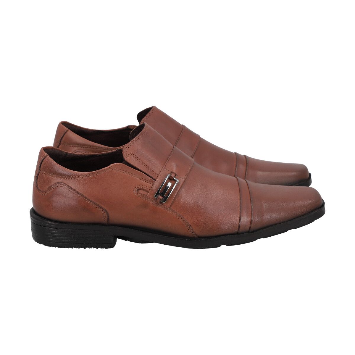 PERLATTO - Zapato Formal Hombre Cuero Marron Perlatto