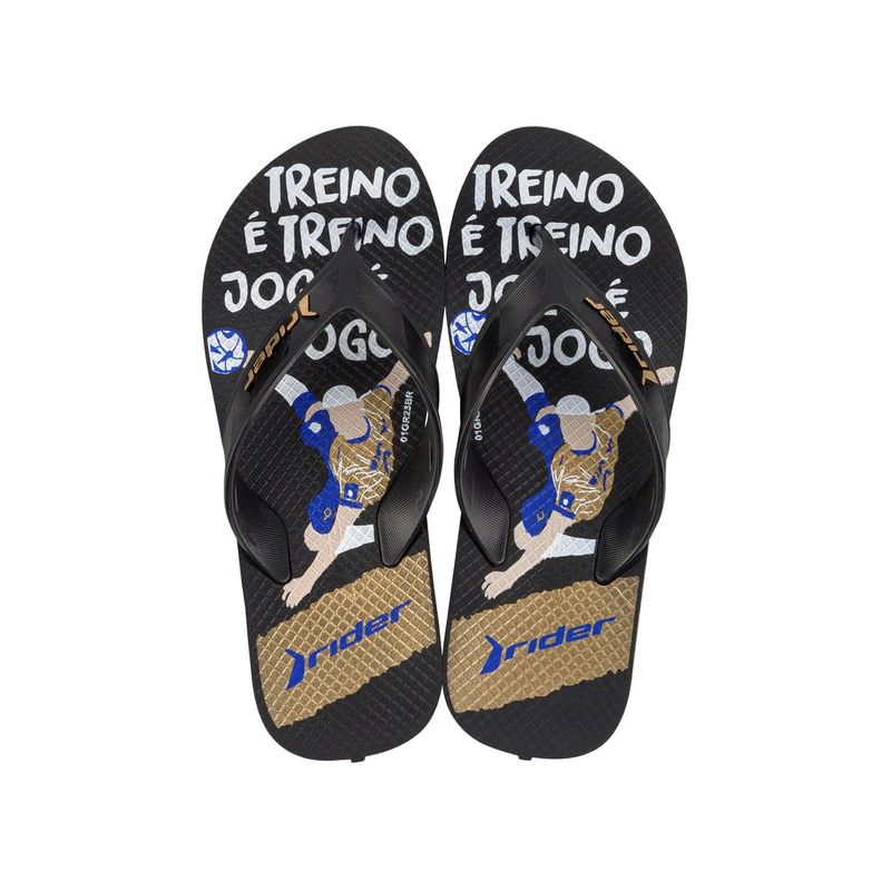 RIDER - Sandalia Street Negro/Oro Rider