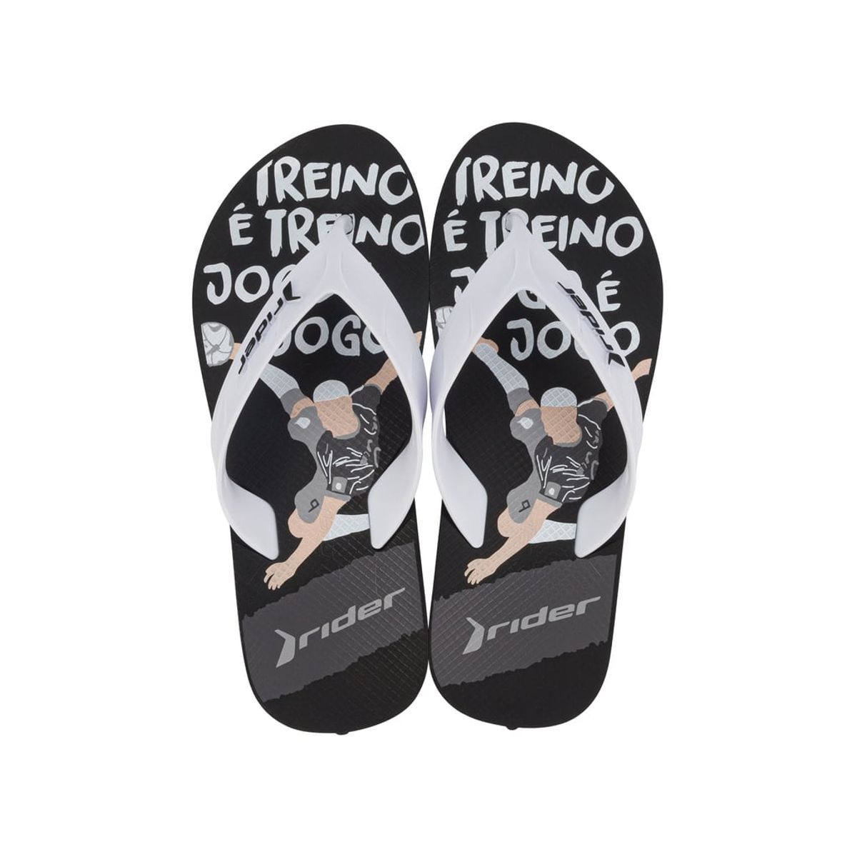 RIDER - Sandalia Street Negro/Blanco  Rider