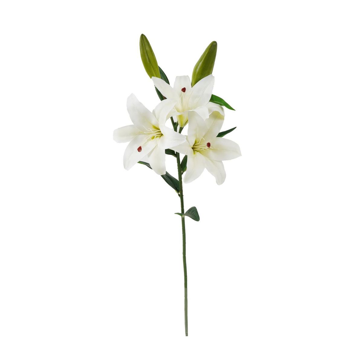 THE GREEN ELEMENT - Planta artificial Lilium Blanco 67 Cm