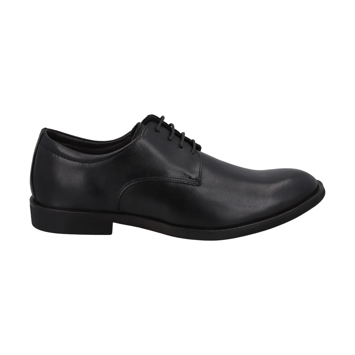 PERLATTO - Zapato Formal Hombre Cuero Negro 505 Perlatto