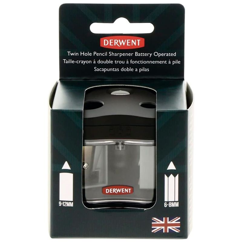 DERWENT - Sacapuntas Doble Punta Eléctrico Derwent