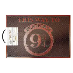 PYRAMID INTERNATIONAL - Limpiapies de goma rectangular Harry Potter 9 tres cuartos