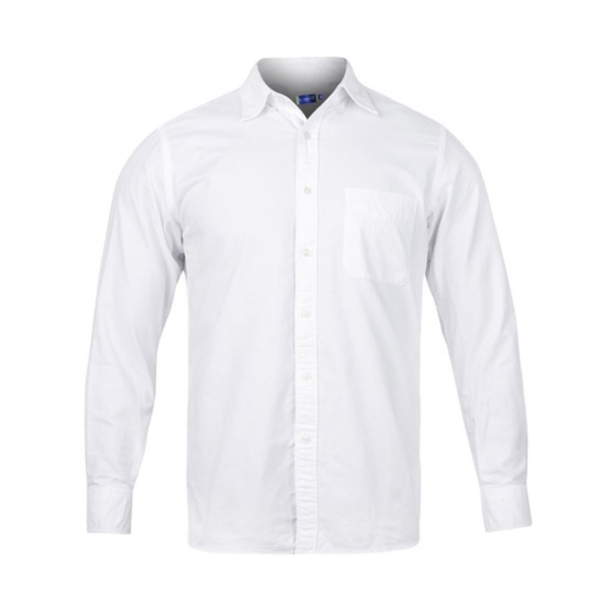 GENERICO - Camisa Clásica Manga Larga Blanca - Tallas 37 A 44