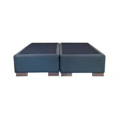 BLOCCARE - Base de Cama 2 plazas Dividida 190 cm / 30 cm - Pata 6,5 cm