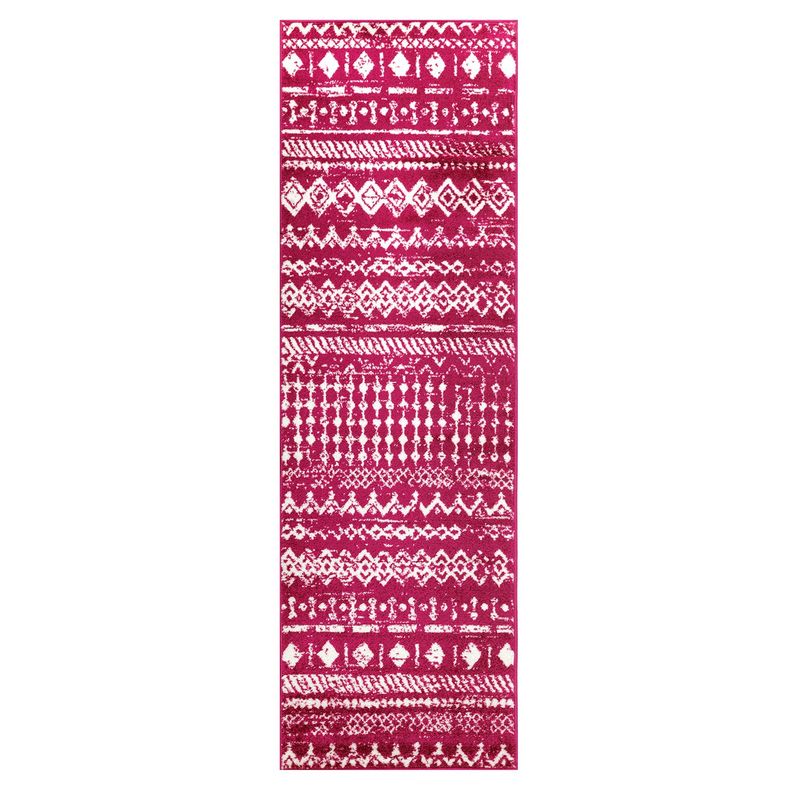 MODA ALFOMBRAS - Alfombra Pasillo Phoenix Rosado 70 X 230 Cm