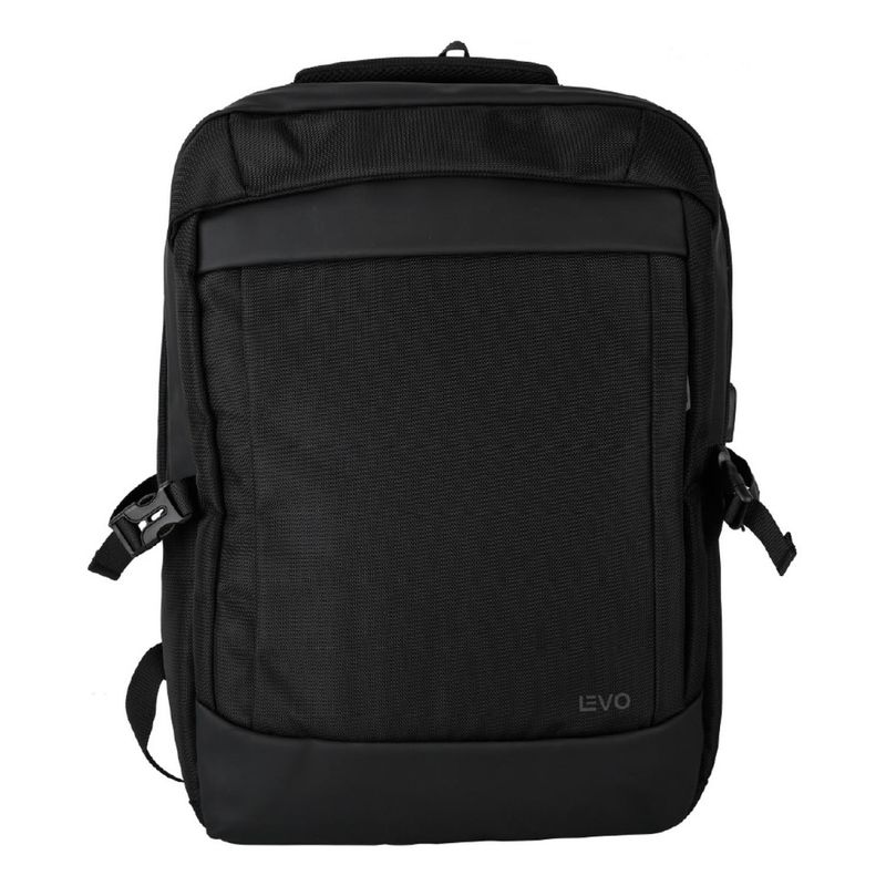 LEVO - Mochila de viaje Notebook WOLF Negra 15,6" LEVO