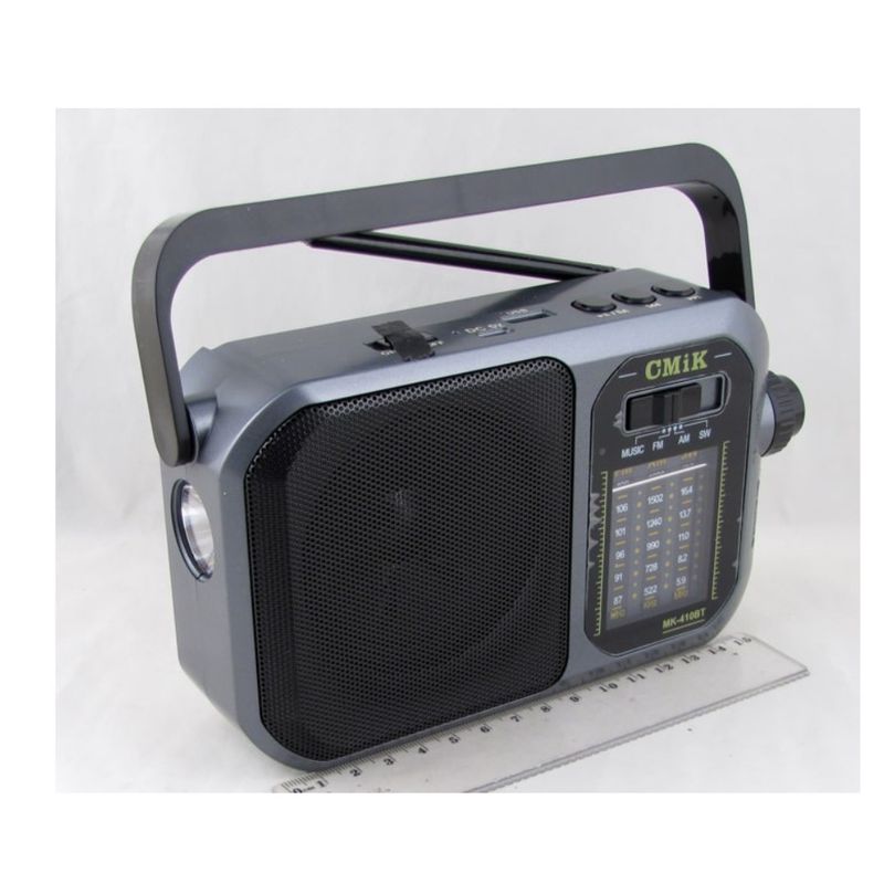 GENERICO - Radio Portatil Recargable Am Fm Mp3 Bluetooth