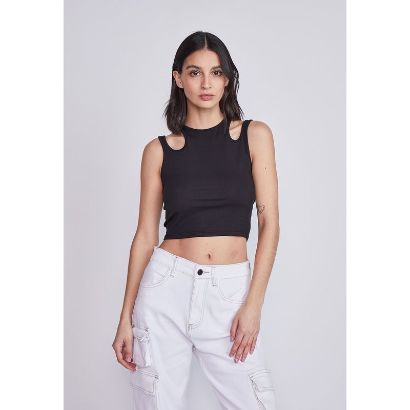 SIOUX - Peto Mujer Hombros Negro Sioux
