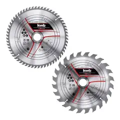 KWB - Pack 2 Disco Banco Sierra 250x30mm 24-60 Dientes 589305