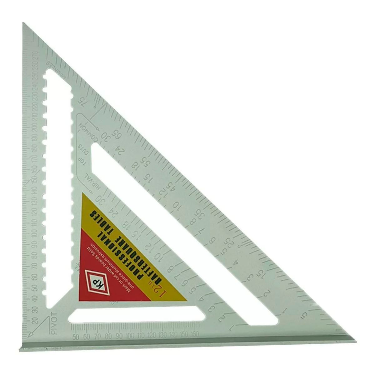 GENERICO - Escuadra Talon De Aluminio Rápida 12 Pulgadas Kp