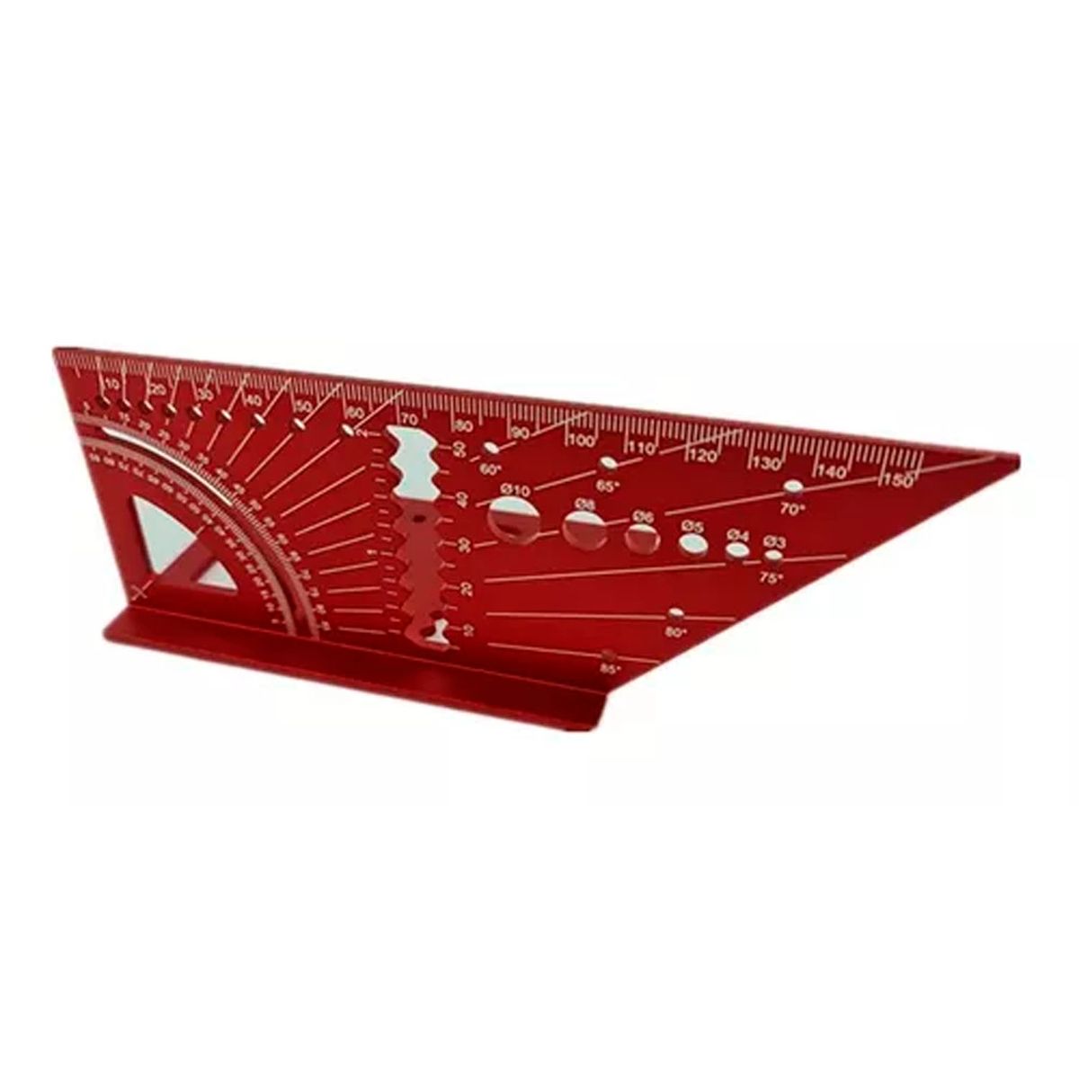 GENERICO - Plantilla Escuadra 45-90°c Carpinteria Aluminio Multifuncion