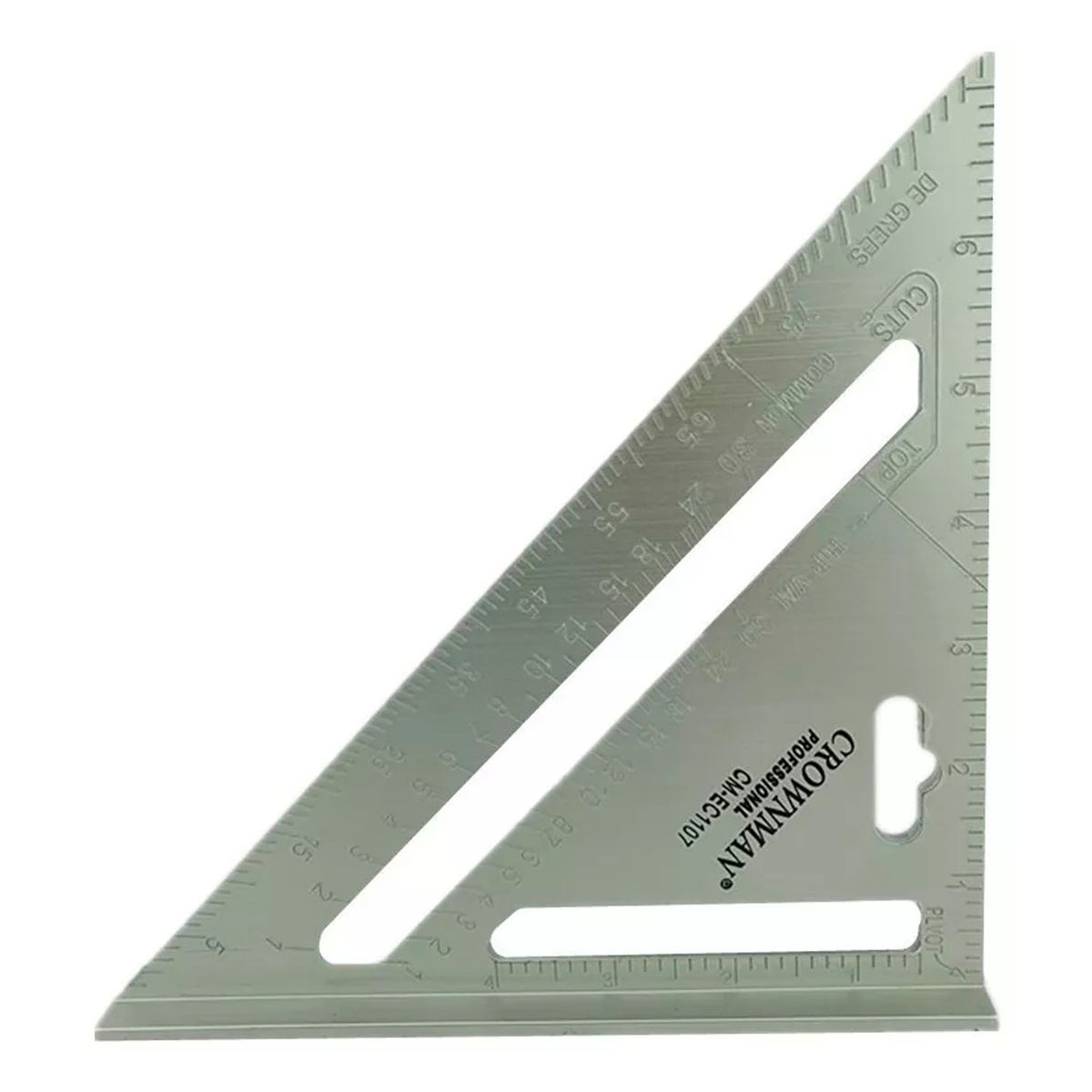 GENERICO - Escuadra Talon Rápida 7 Pulgadas De Aluminio Crownman