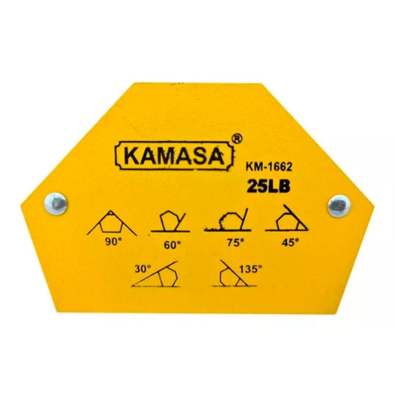 KAMASA - Escuadra Magnética 25 Lbs Para Soldar Multi-angulo Kamasa