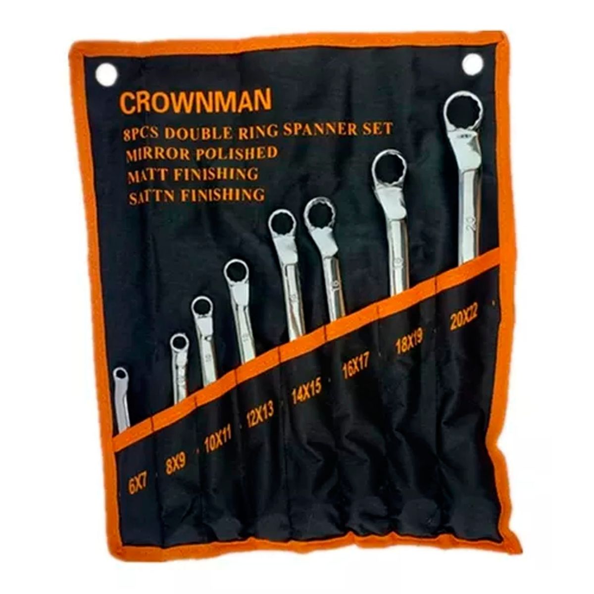 GENERICO - Set Juego De Llaves Curva Corona Corona 8 Piezas Crownman
