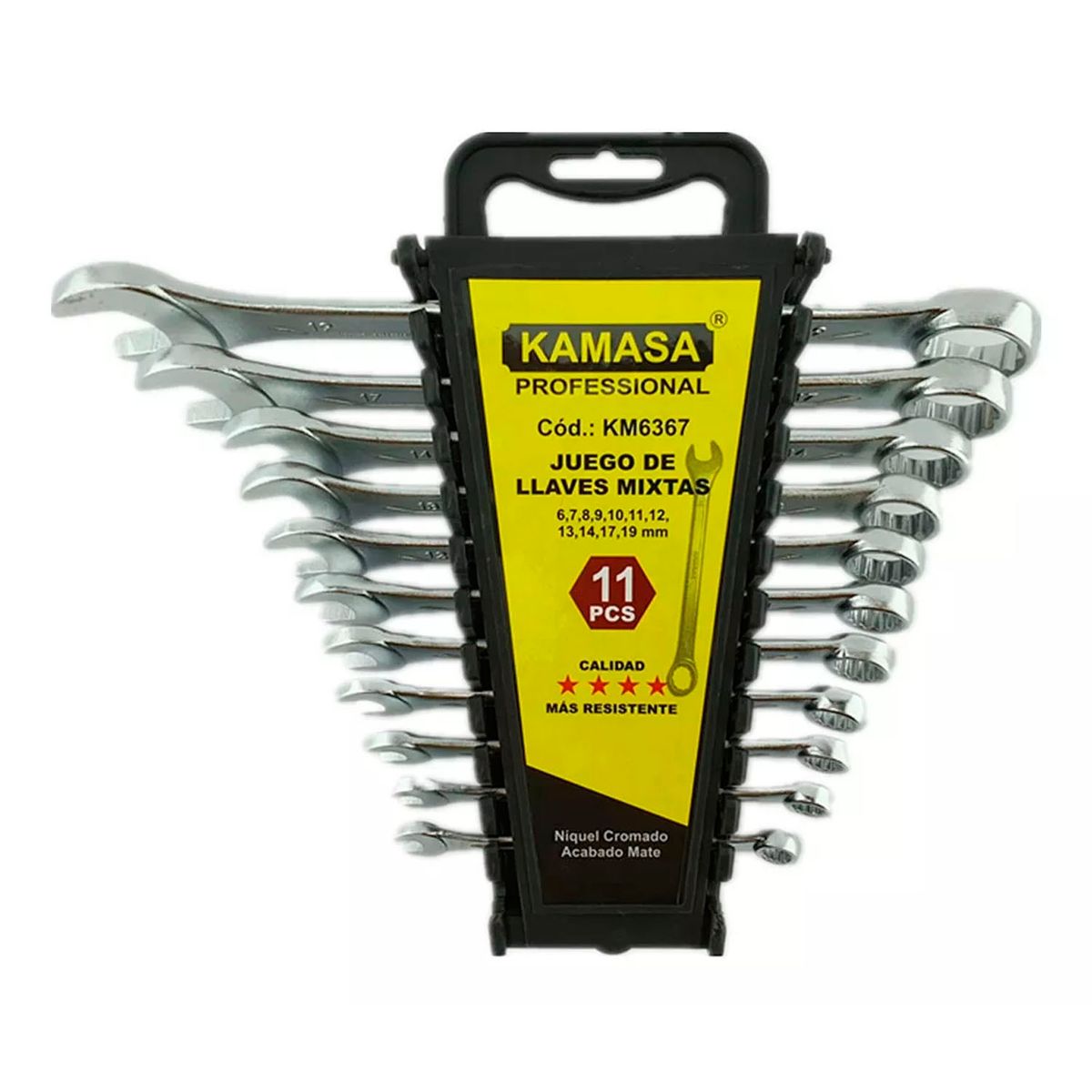 KAMASA - Juego De Llaves Punta De Corona 11 Piezas Kamasa Km6367