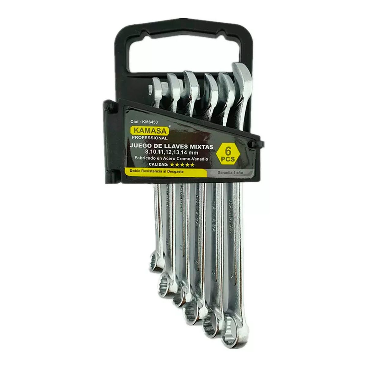 KAMASA - Juego De Llaves Punta De Corona 6 Piezas Kamasa Km6450