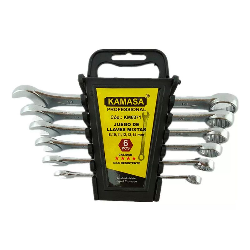 KAMASA - Juego De Llaves Punta De Corona 6 Piezas Kamasa Km6371