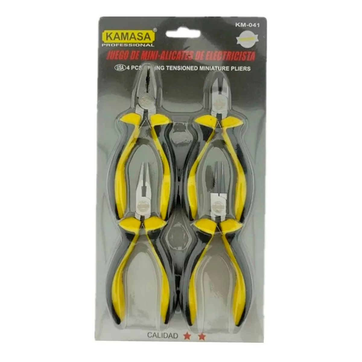 KAMASA - Juego/kit/set De Mini-alicates 5 PuLG De Electricista Kamasa