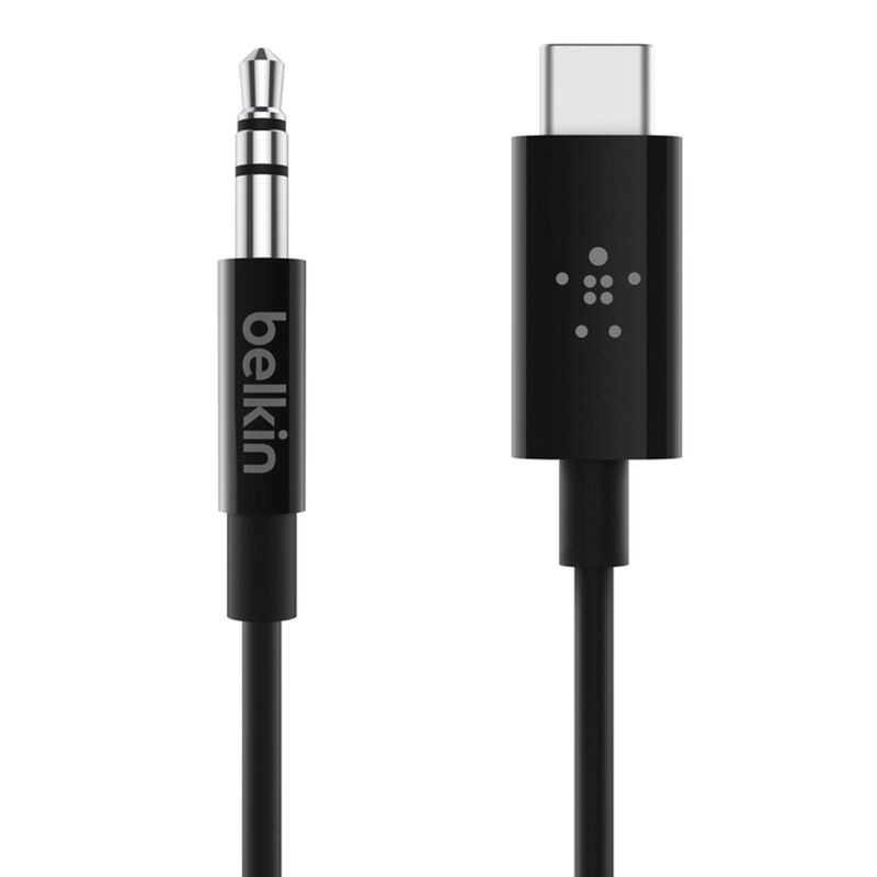 BELKIN - RockStar Cable de audio de 3,5 mm con conector USB