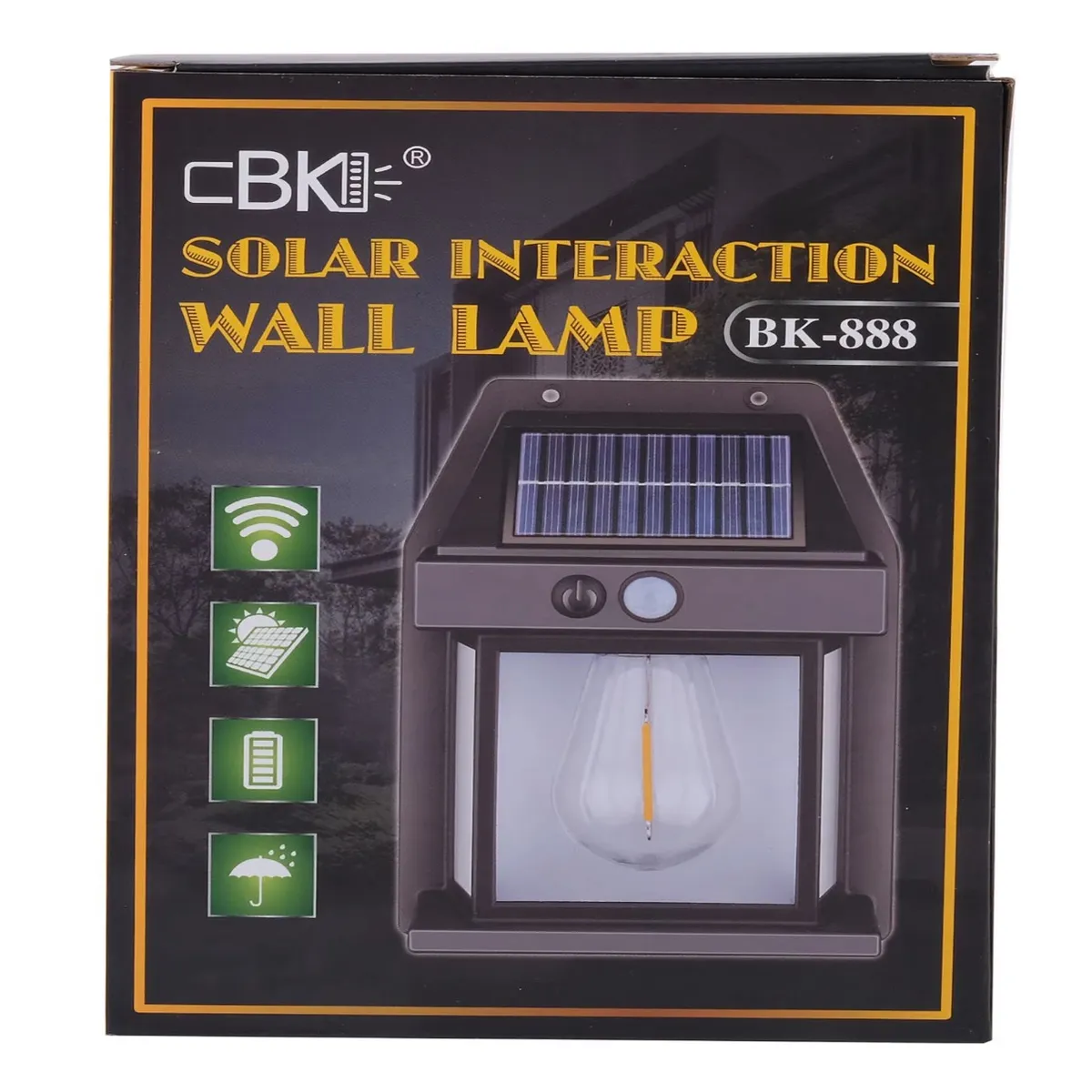 GENERICO - Lampara de Pared de Interacción Solar