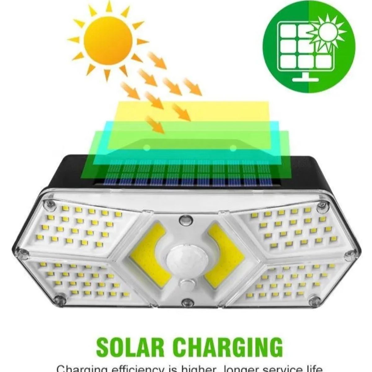 GENERICO - Lampara de Pared de Recarga Solar SH1240