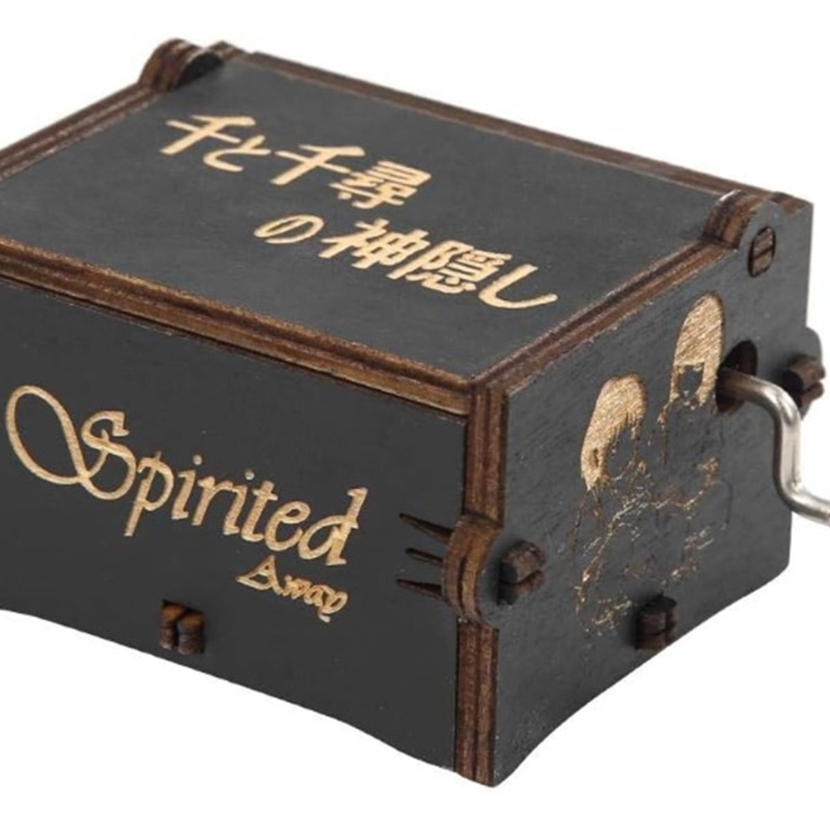 GENERICO - CAJA MUSICAL SPIRITED AWAY NEGRA VIAJE DE CHIHIRO