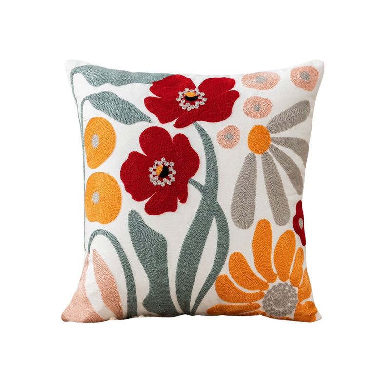 LOVE HOME DECO & LIVING - Cojin de Lino Floral Cayena