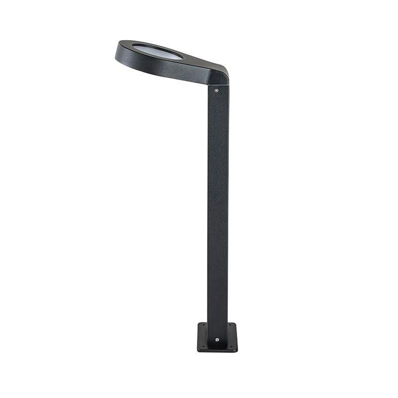 HB LEDS - Apliqué Piso LED Exterior 60cm Negro 7W Cálido