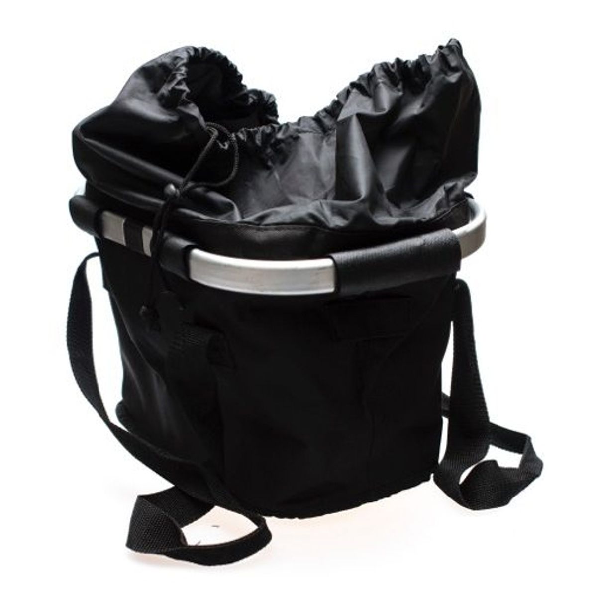 IBIKES - Canasto Flotante Tela Ht-415 Desmontable Negro 