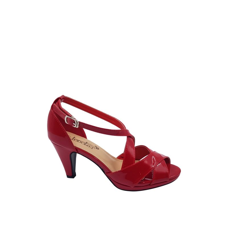 TODOPIEL - Sandalia Mujer Rojo Todopiel