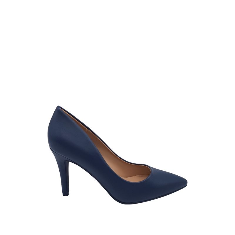TODOPIEL - Zapato de Taco Mujer Azul Marino Todopiel
